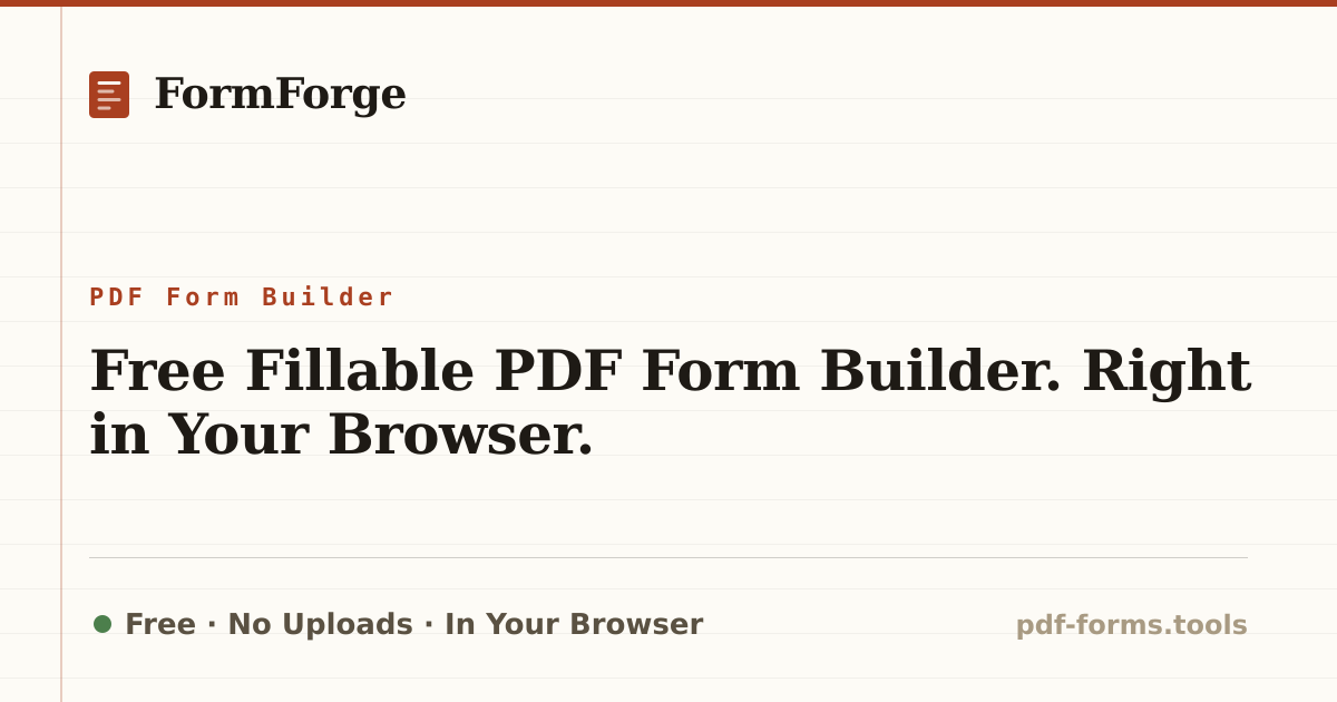Got so annoyed by these "freemium" pdf form/filler sites that I build my own